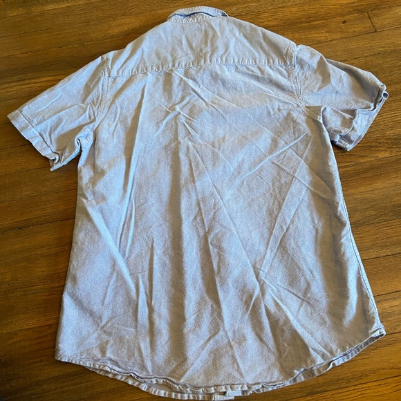 TOPMAN Short Sleeve Button Down Size Medium - Picture 4 of 4